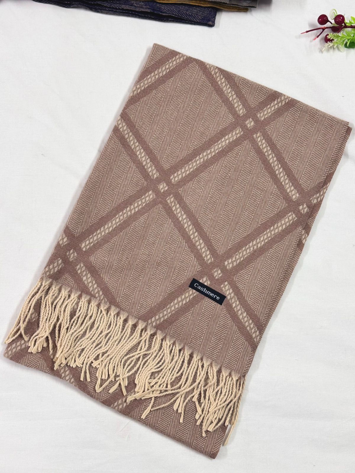 JACQUARD PRINTED PASHMINA CASHMERE - JP 15