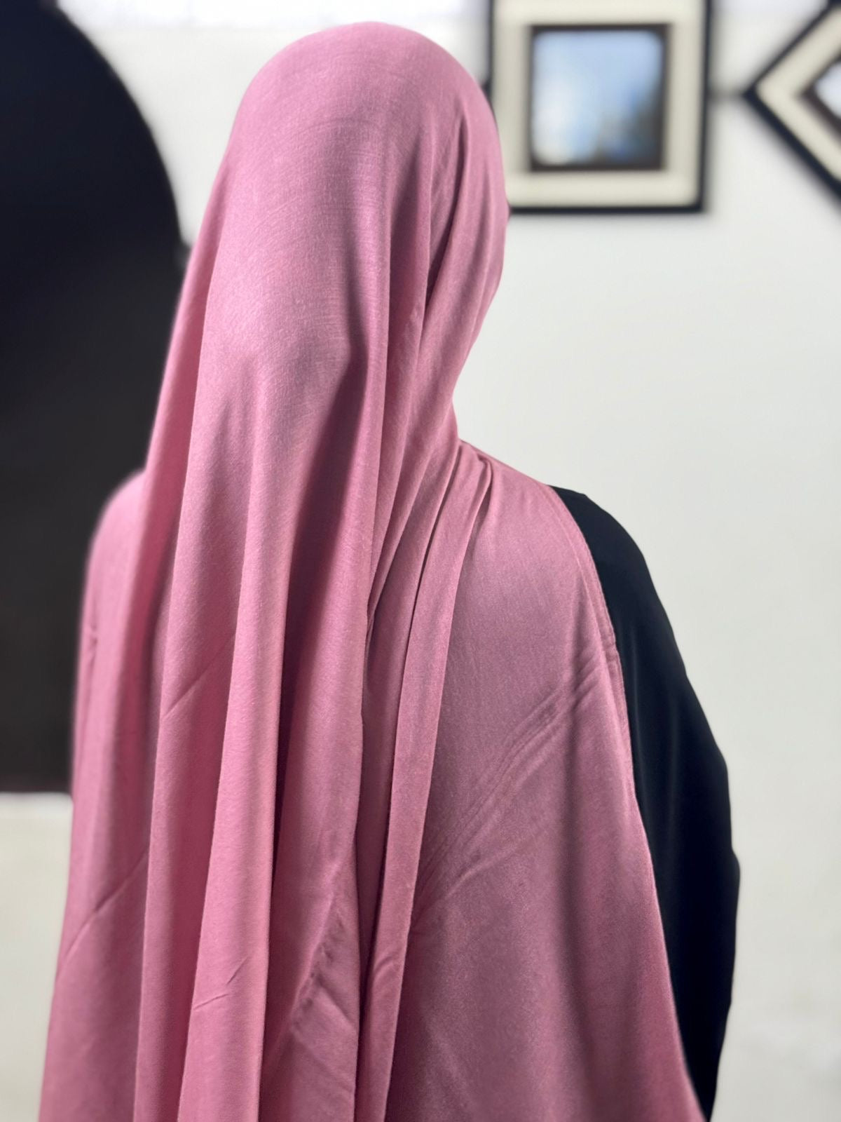 PLAIN MODAL HIJAB XL - FRENCH ROSE