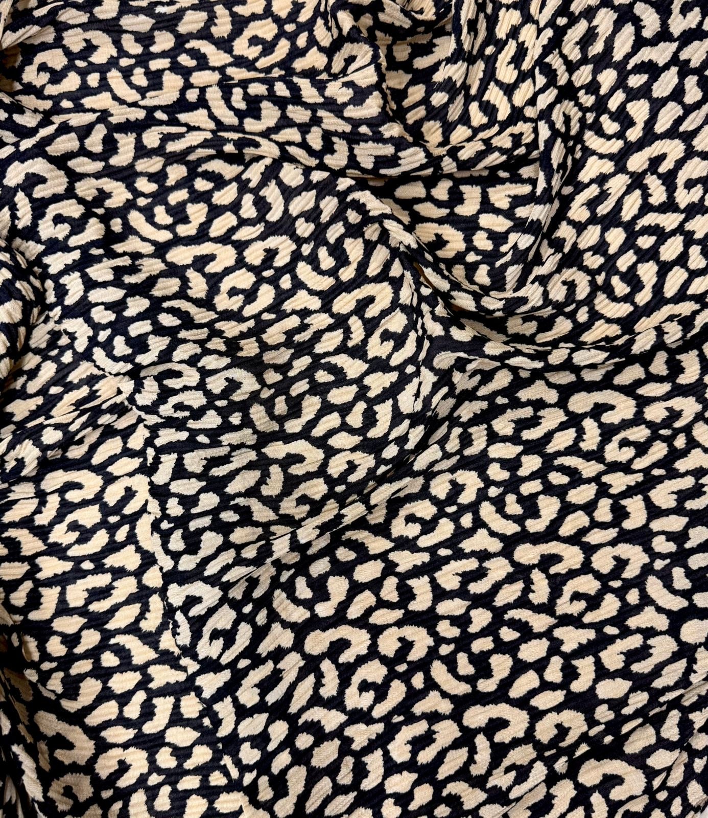 Elite Lawn Viscos Printed - Cheetah Print Black