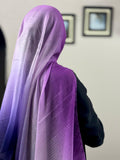 Sequins Lawn Scarf - Ombre OM10