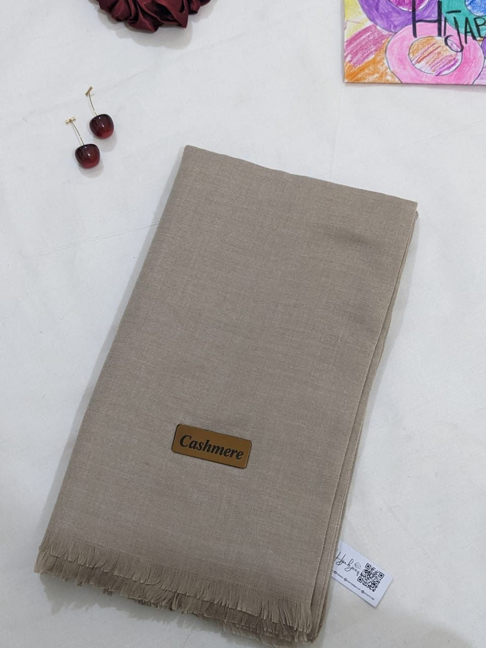 PURE WOOL PASHMINA SHAWL - SH 6