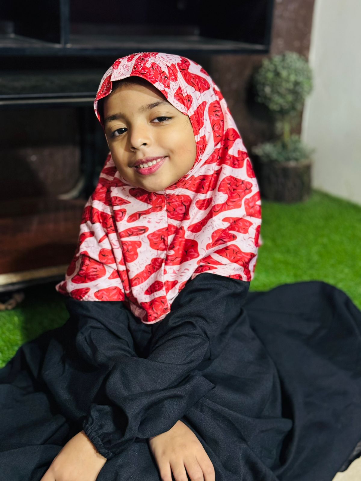 READY TO WEAR SCARF PRINTED WITH EMBELLISHMENT - PE 1