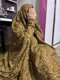NAMAZ CHADDAR WITH SLEEVES N NIQAB - RABBIA DESSERT - LARGE