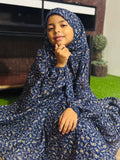 KIDS NAMAZ CHADDAR WITH FULL SLEEVES - BLUE GALAXY 5 to 7 Years