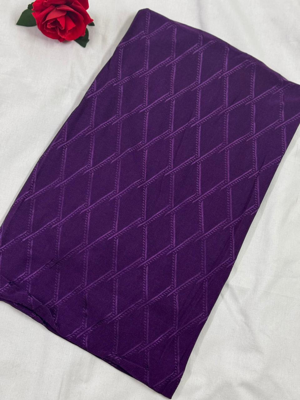 Premium Shine Jersey Diamond - Egg Plant