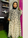 Kids Abaya MAXI Style - Sandy Tri Flora