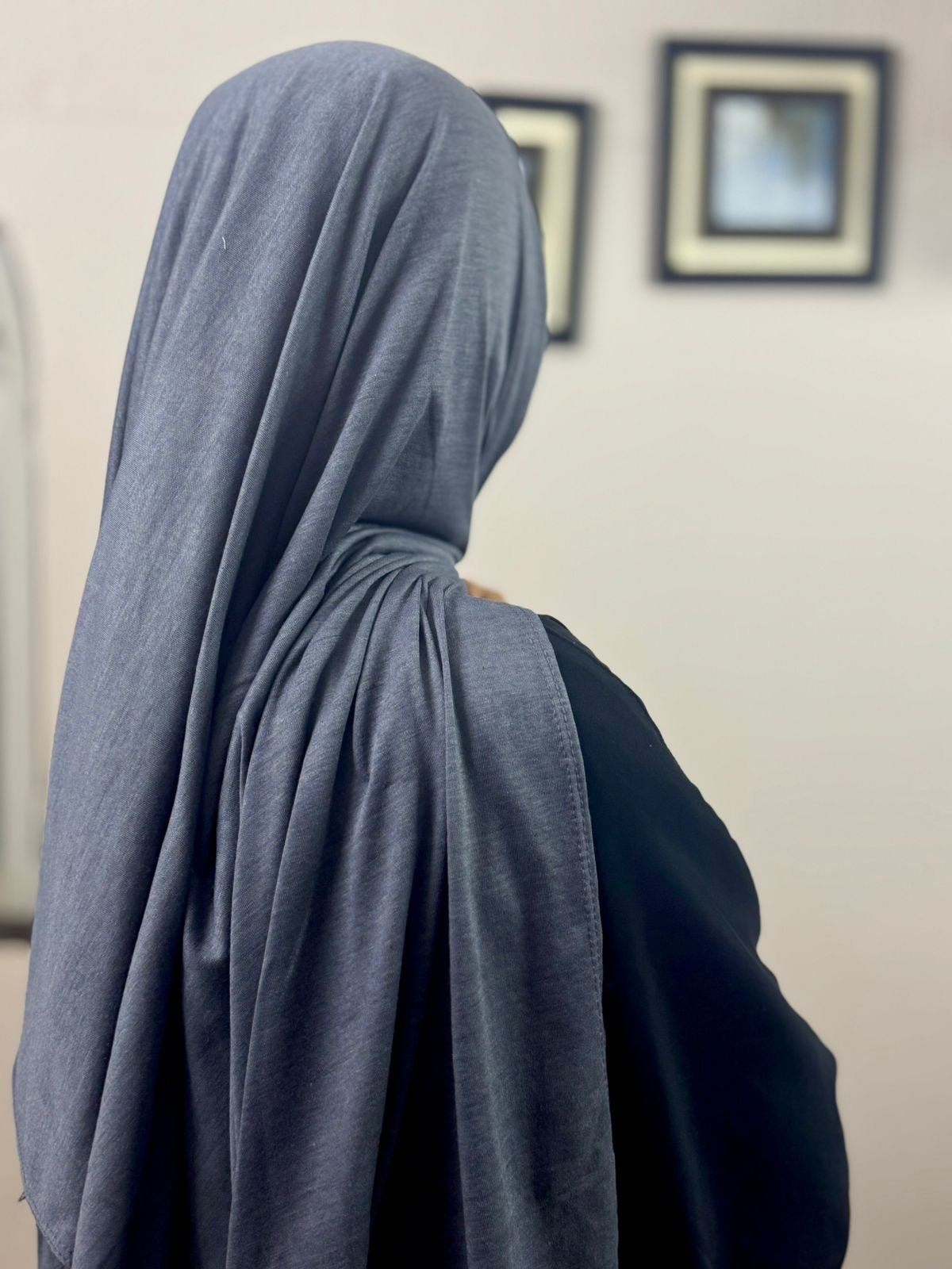 SOFT COTTON JERSEY - DARK GREY