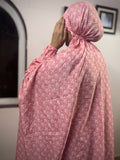 ADULTS NAMAZ CHADDAR WITH SLEEVES N NIQAB - POOKIE PINK - STANDARD SIZE