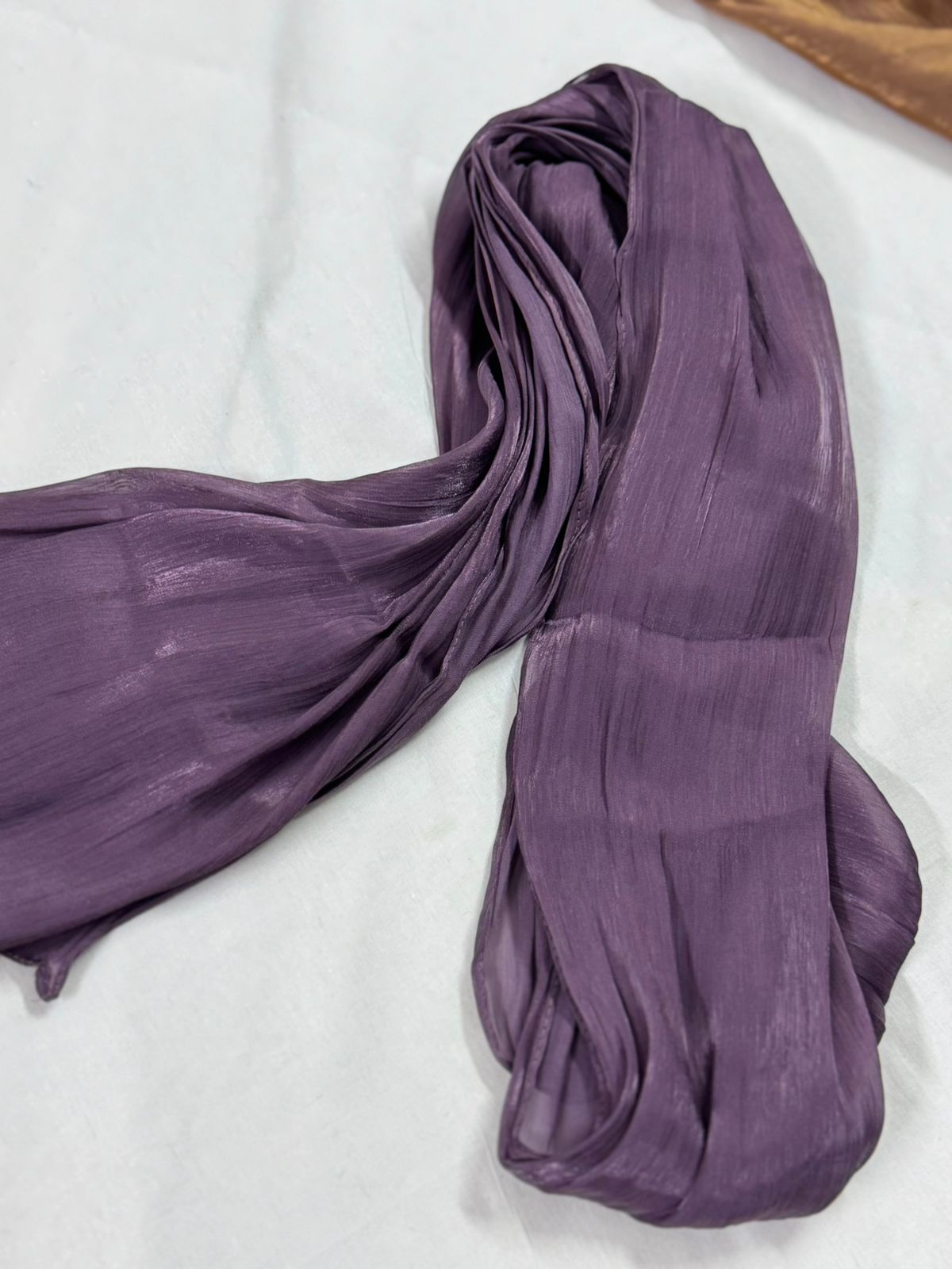 LUXURY ORGANZA SILK - PURPLE
