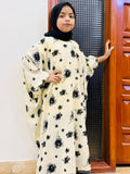 Kids Printed Kaaftan Abaya - Noori