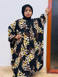 Kids Printed Kaaftan Abaya - Classic Bloom