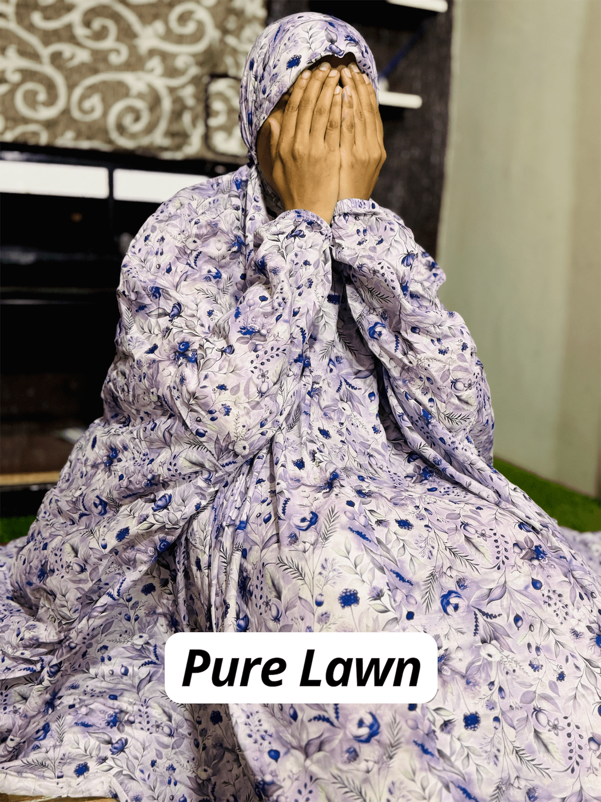 PURE LAWN NAMAZ CHADDAR WITH SLEEVES - PL 11 LARGE