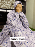 PURE LAWN NAMAZ CHADDAR WITH SLEEVES - PL 11 LARGE