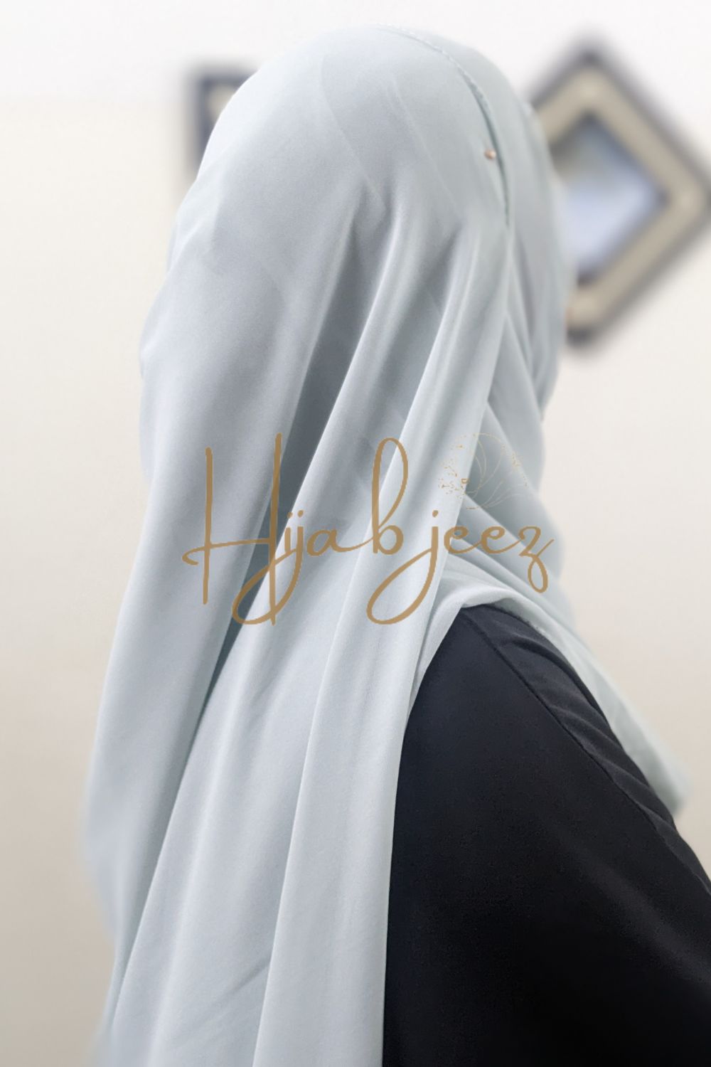 PLAIN GEORGETTE HIJAB - CLOUD