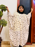 Kids Printed Kaaftan Abaya - Butterflies
