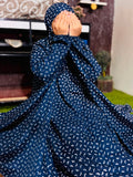 NAMAZ CHADDAR WITH SLEEVES N NIQAB - ZOYA BLUE x XL