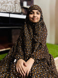KIDS NAMAZ CHADDAR WITH FULL SLEEVES - SEED IN BROWN 8 to 11 Years