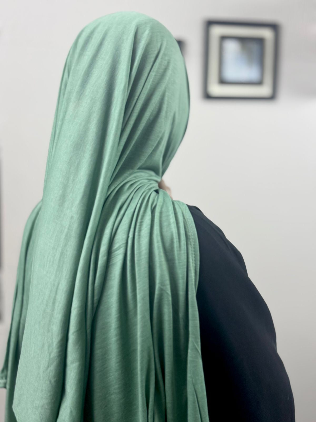 SOFT COTTON JERSEY - SOFT GREEN