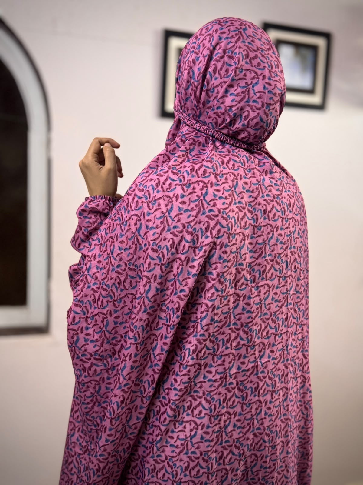 ADULTS NAMAZ CHADDAR WITH SLEEVES N NIQAB - HAYA Article 3 - STANDARD SIZE