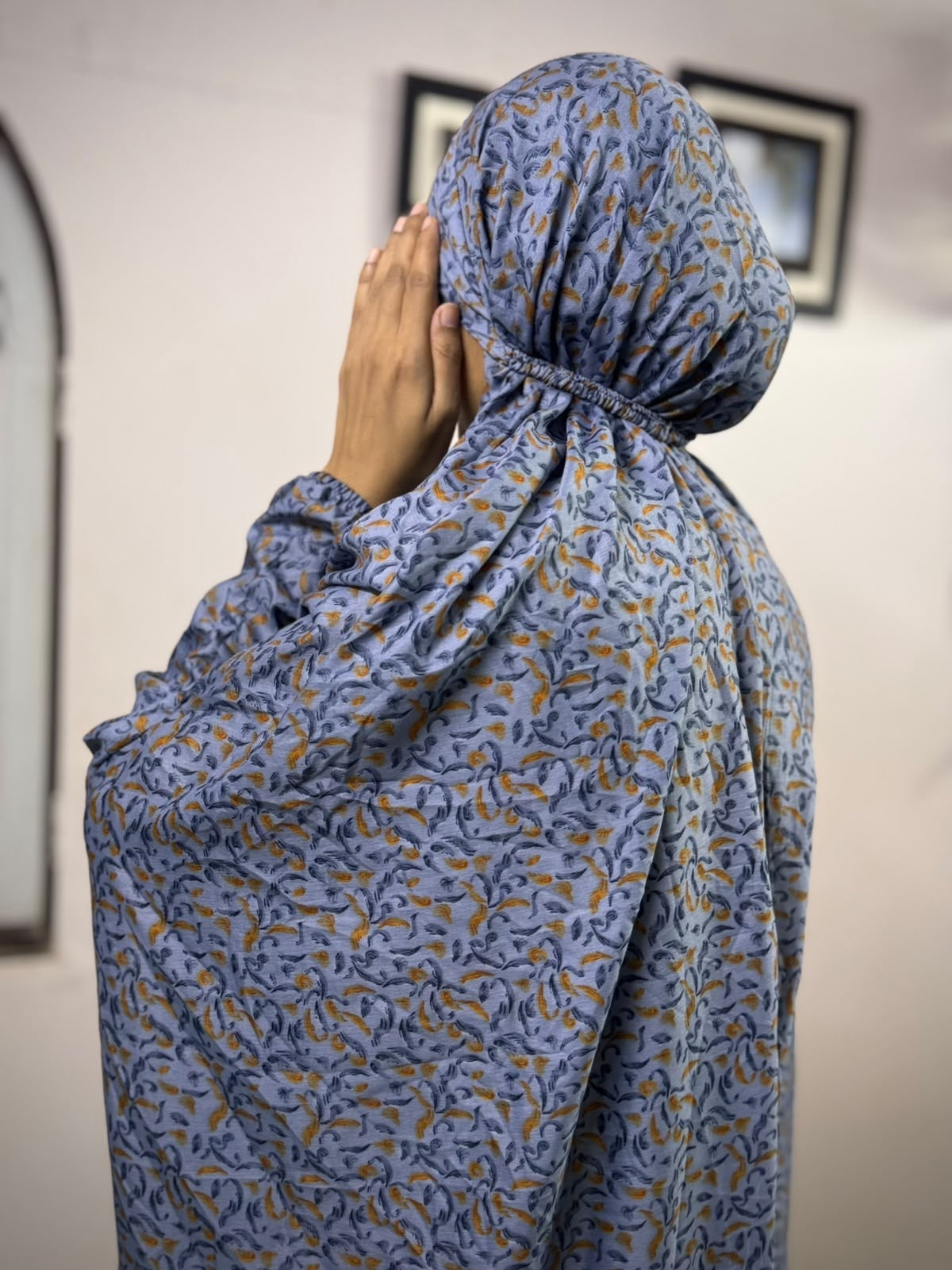 ADULTS NAMAZ CHADDAR WITH SLEEVES N NIQAB - HAYA Article 1 - STANDARD SIZE