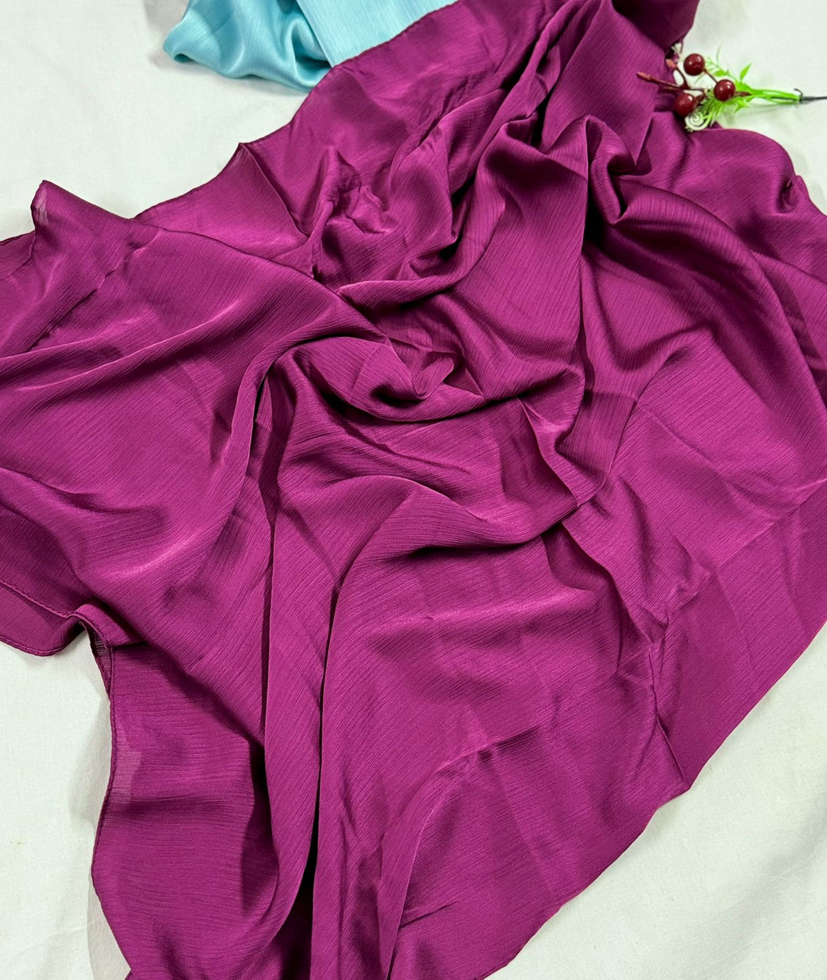 MATT SILK HIJAB - MAGENTA