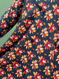 Adults Printed Lawn Abaya Front Open Style - LA 1