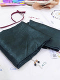 WRINKLE VELVET SILK - BLUISH GREEN