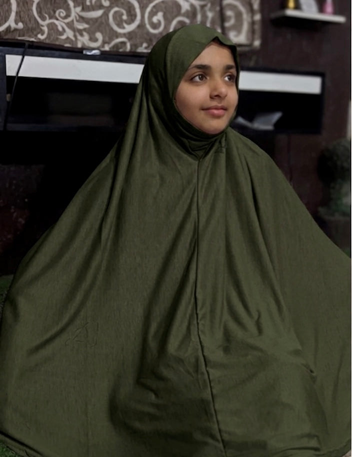 READY TO WEAR SCARF ADULTS - OLIVE GREEN (MAKHNA - EHRAM)