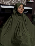 READY TO WEAR SCARF ADULTS - OLIVE GREEN (MAKHNA - EHRAM)