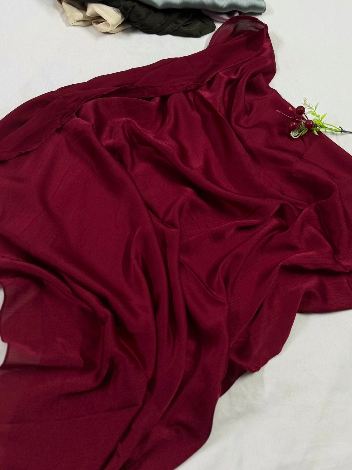 MATT SILK HIJAB - MAROON