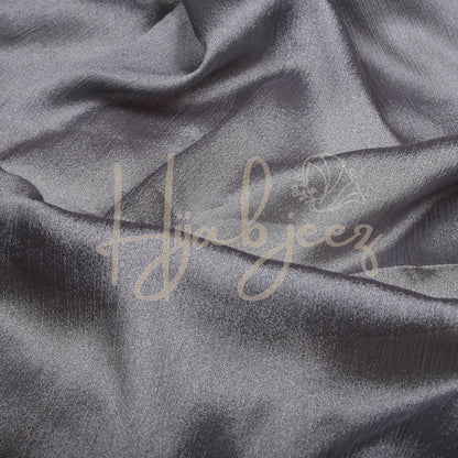 CRINKLE SILK - GREY