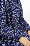 NAMAZ CHADDAR WITH SLEEVES N NIQAB - HIBISCUS BLUE x XL