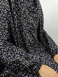 NAMAZ CHADDAR WITH SLEEVES N NIQAB - HIBISCUS BLACK x XL
