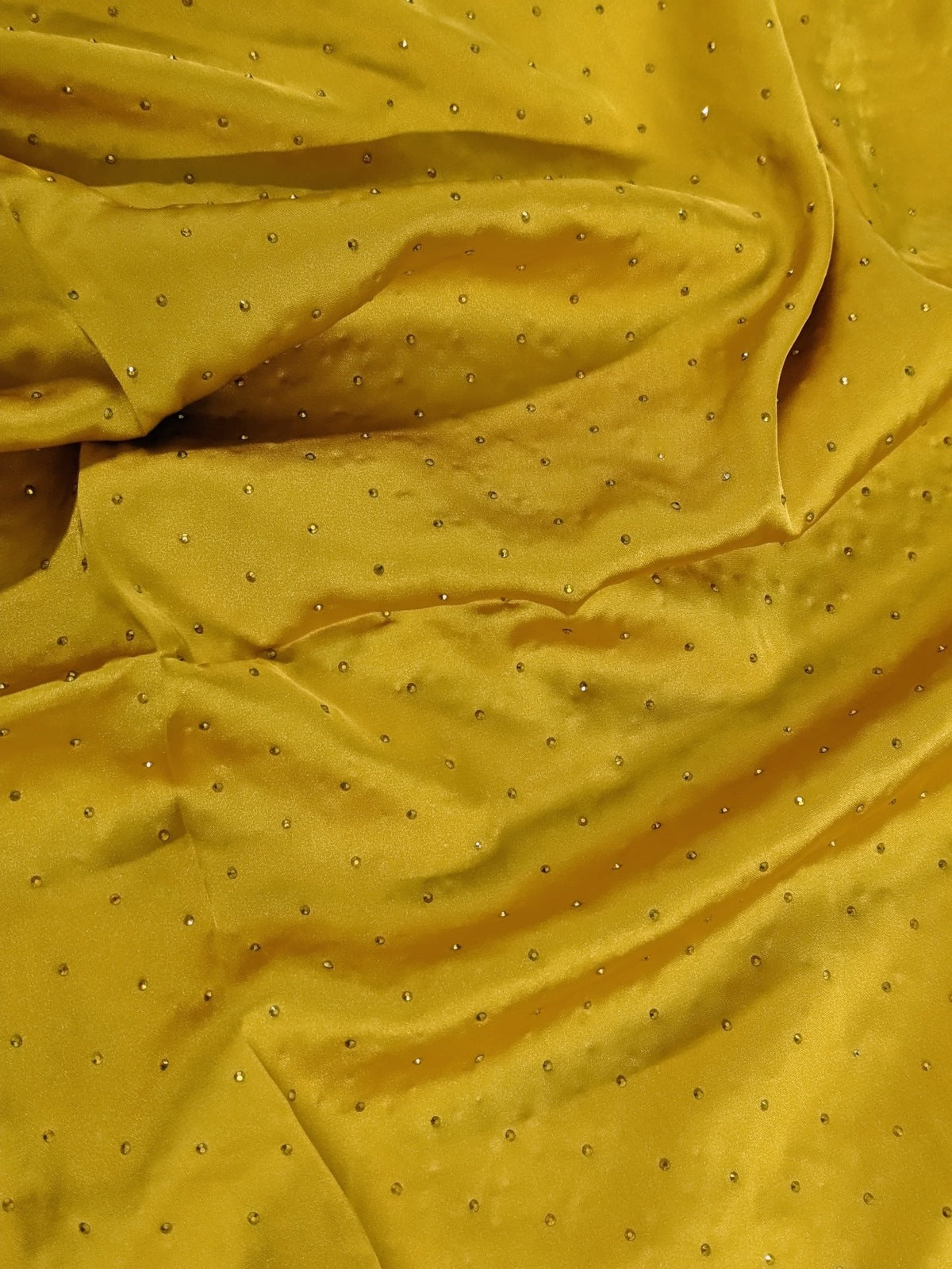 SILK GOLDEN STONE HIJAB - MUSTARD