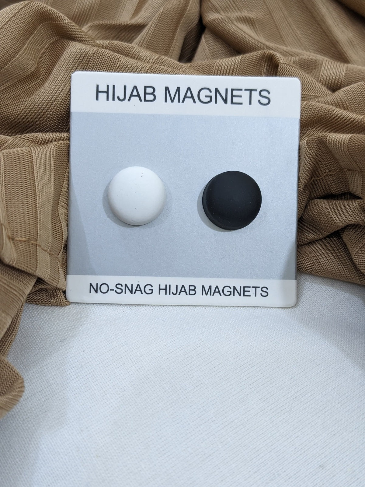 HIJAB MAGNET ROUND MATT - PACK OF 2 COLOR