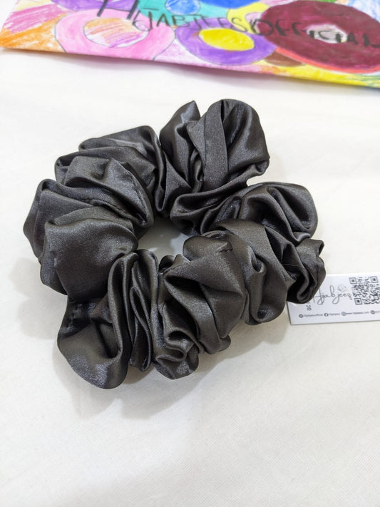 SCRUNCHIES - STEEL GREY