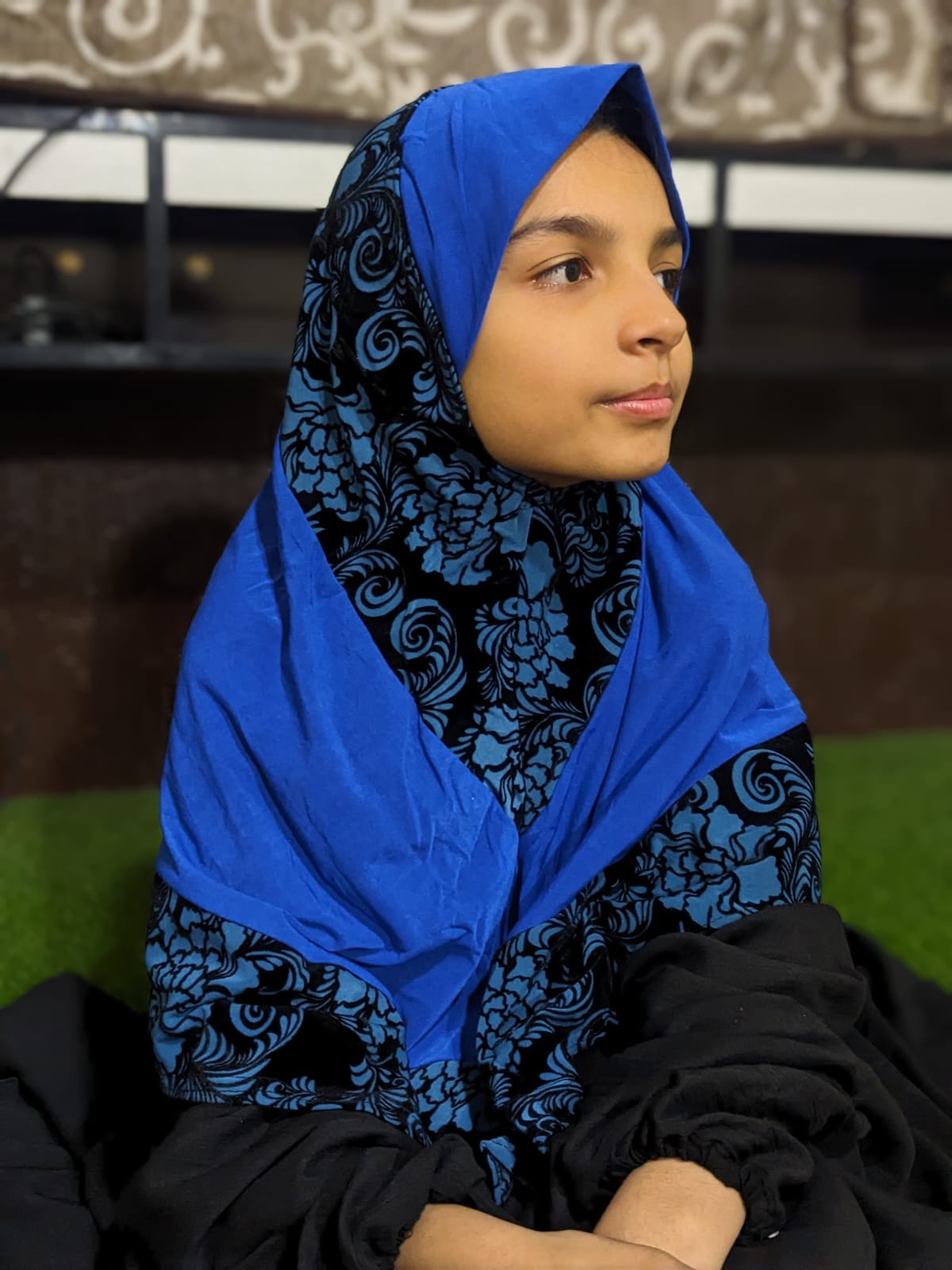 READY TO WEAR SCARF 9 to 13 YEARS - VELVET JERSEY DS13