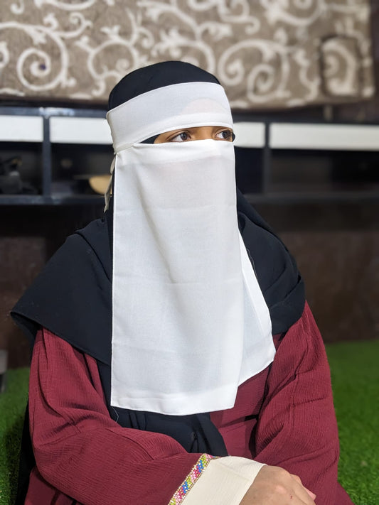 SAUDI NIQABS - WHITE