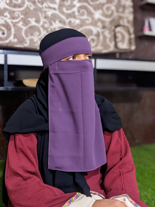 SAUDI NIQABS - PURPLE