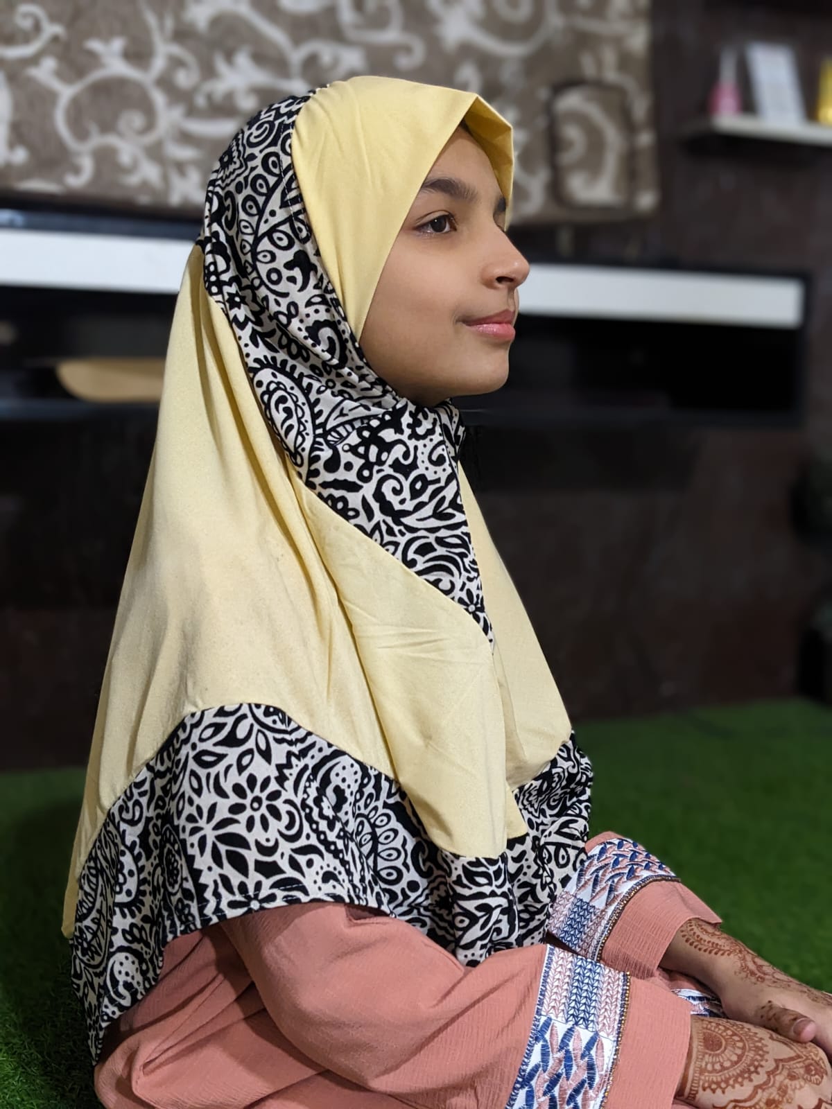 READY TO WEAR SCARF 9 to 13 YEARS - VELVET JERSEY DS20