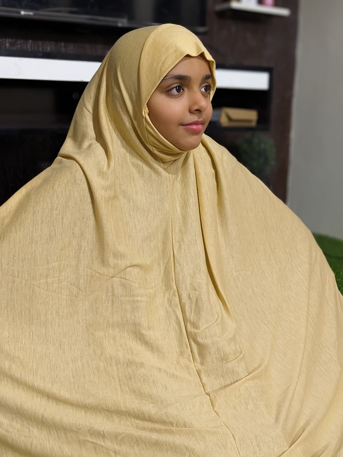 READY TO WEAR SCARF 9 to 13 YEARS - BEIGE