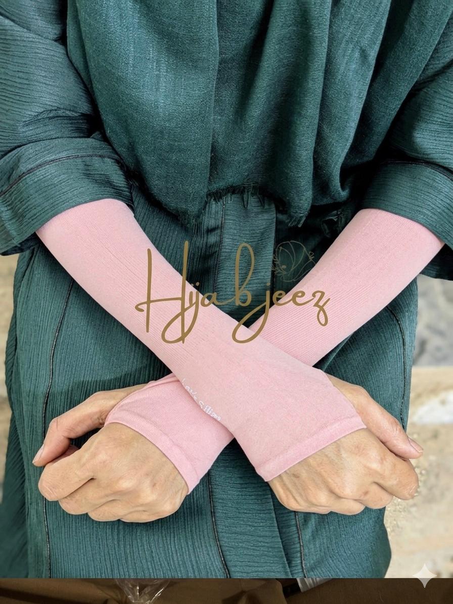SUN PROTECTOR ARM SLEEVES - ICY PINK