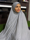 READY TO WEAR SCARF 9 to 13 YEARS - LIGHT GREY