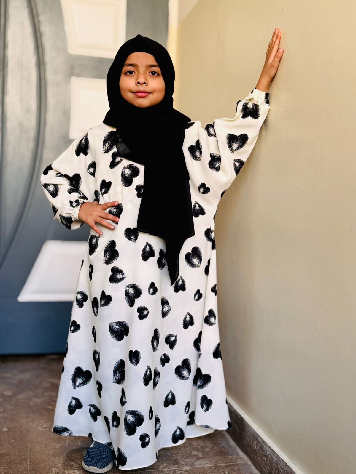 Kids Abaya MAXI Style - Noir Love