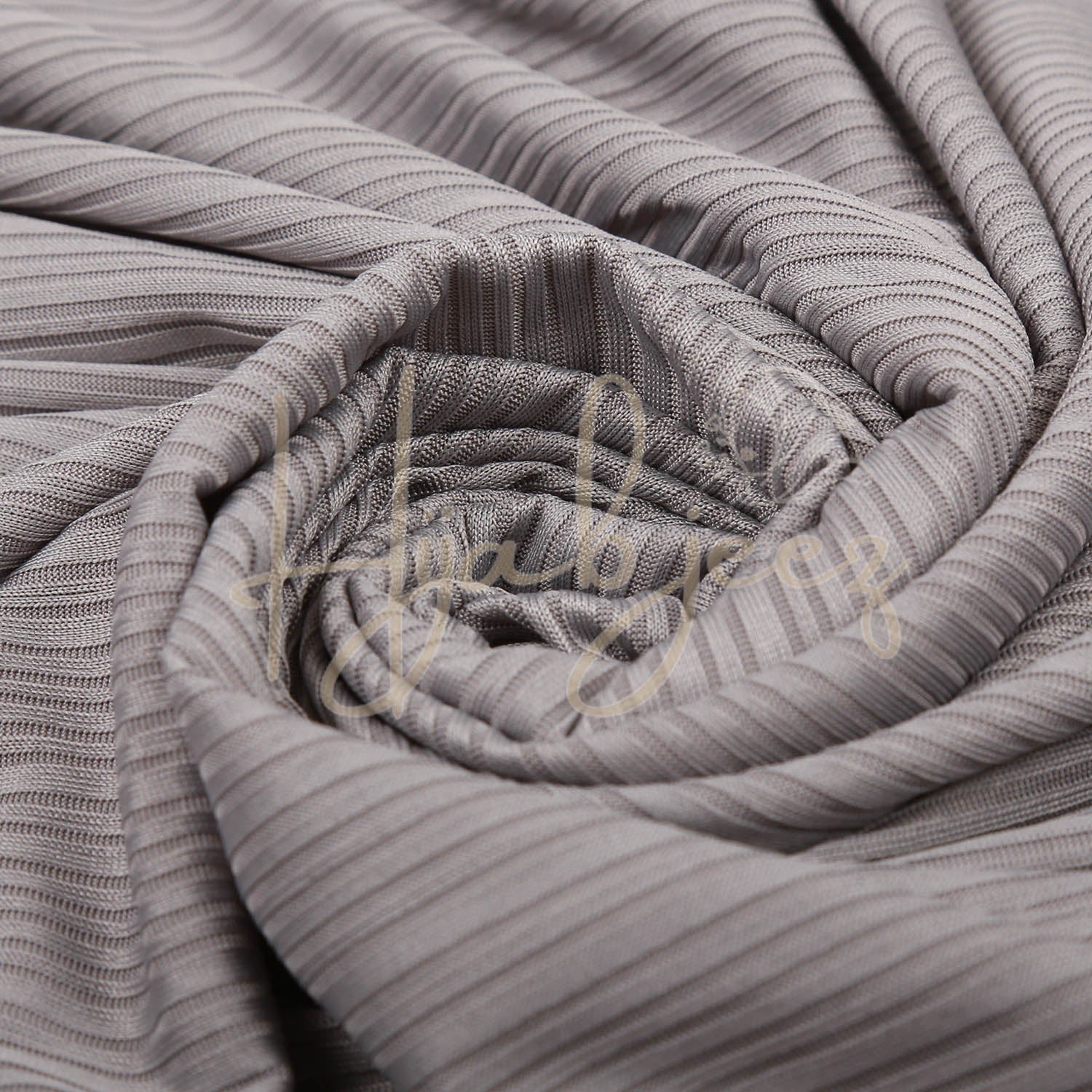 PRIME RIBBED JERSEY - SILVER