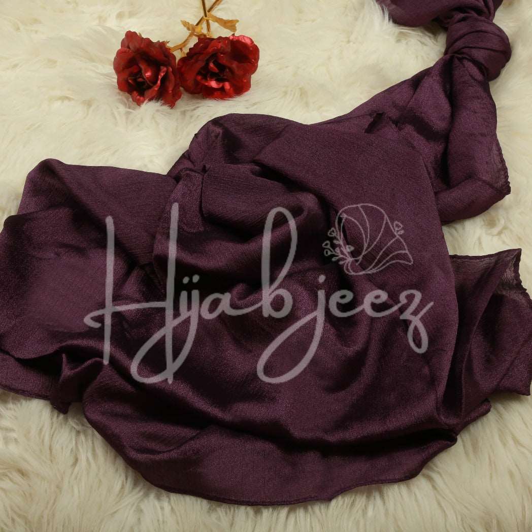 CRINKLE SILK - PURPLE