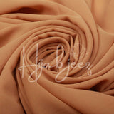 PLAIN GEORGETTE HIJAB - BRASS