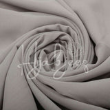 PLAIN GEORGETTE HIJAB - DUSTY GREY