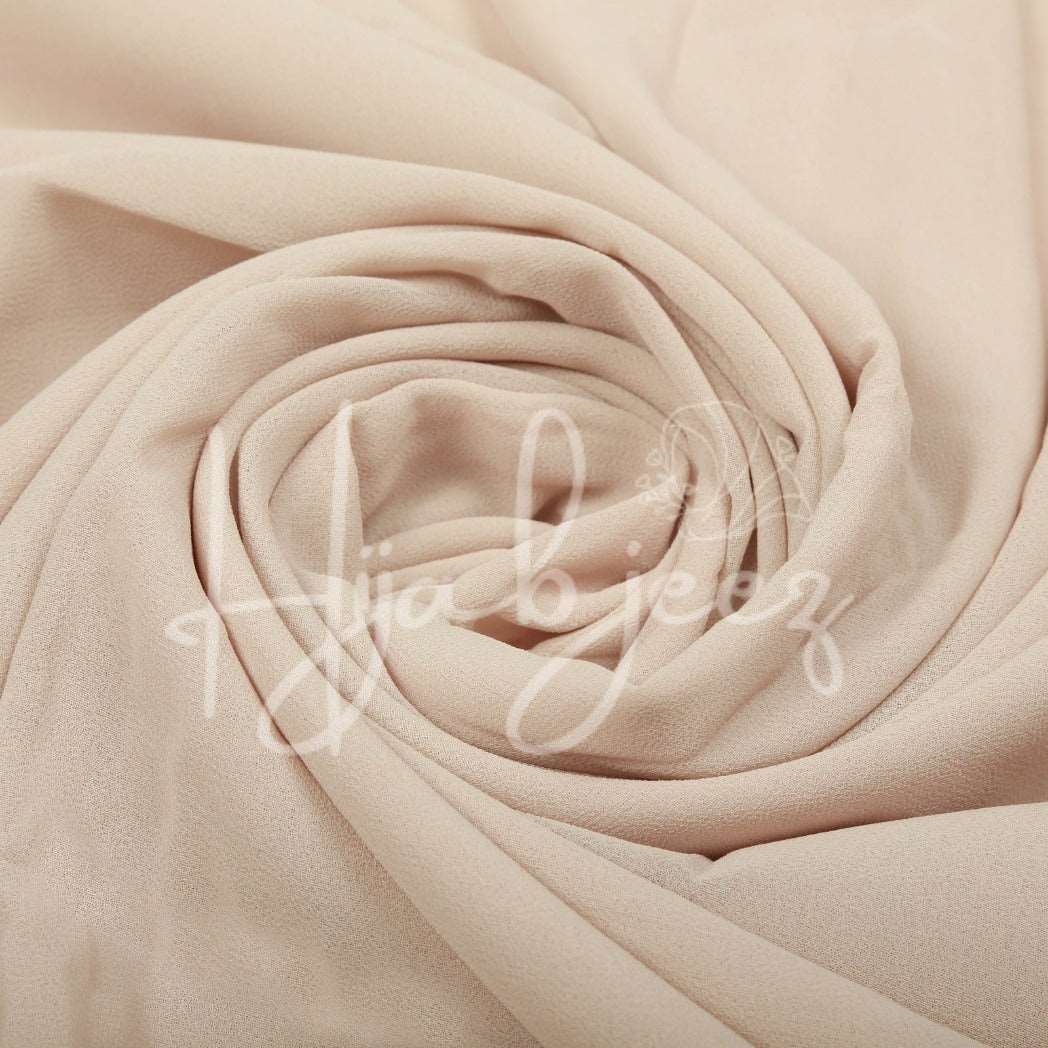 PLAIN GEORGETTE HIJAB - COTTON SEED