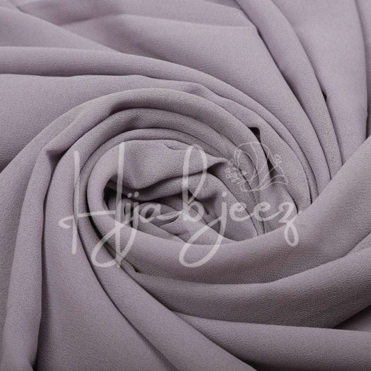 PLAIN GEORGETTE HIJAB - DUSTY PURPLE